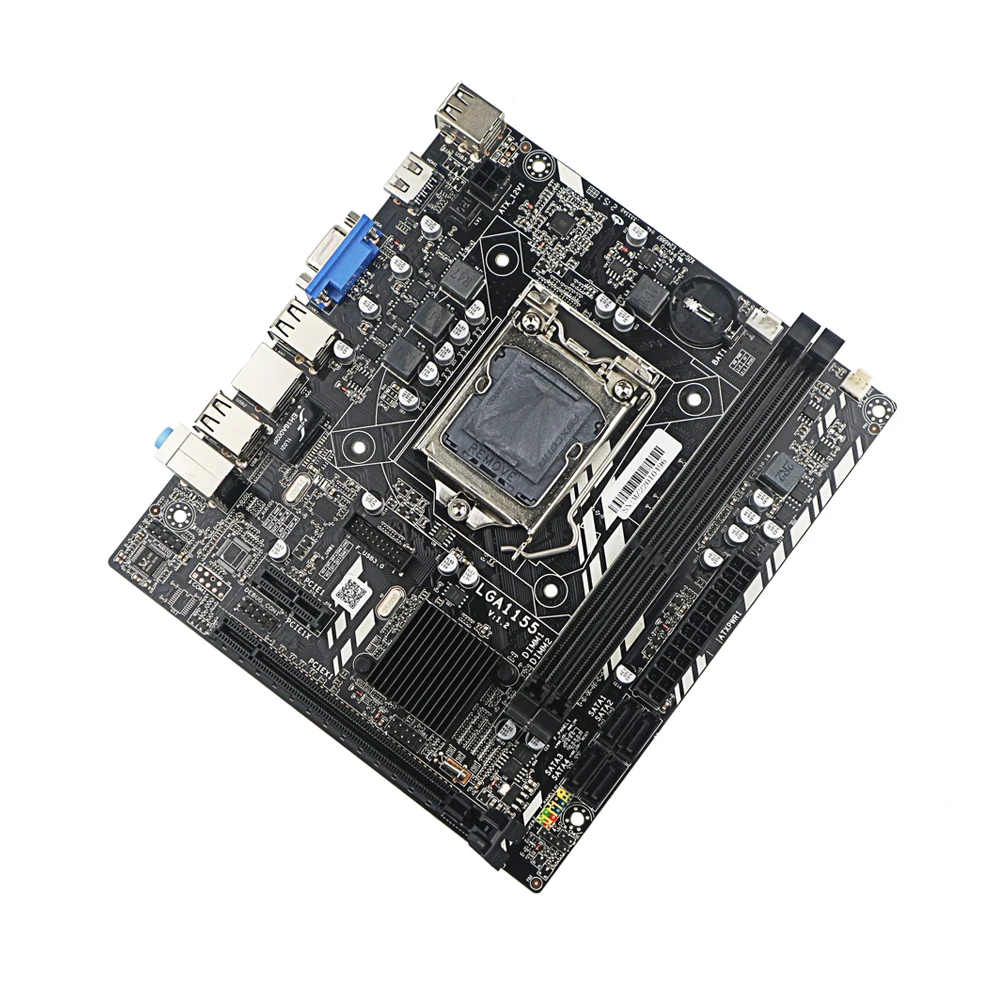 Высококачественный набор микросхем Intel H61 Express 1155 ПК материнская плата Ddr3 LGA Материнская игровые серверные приложения интегрированные двойные