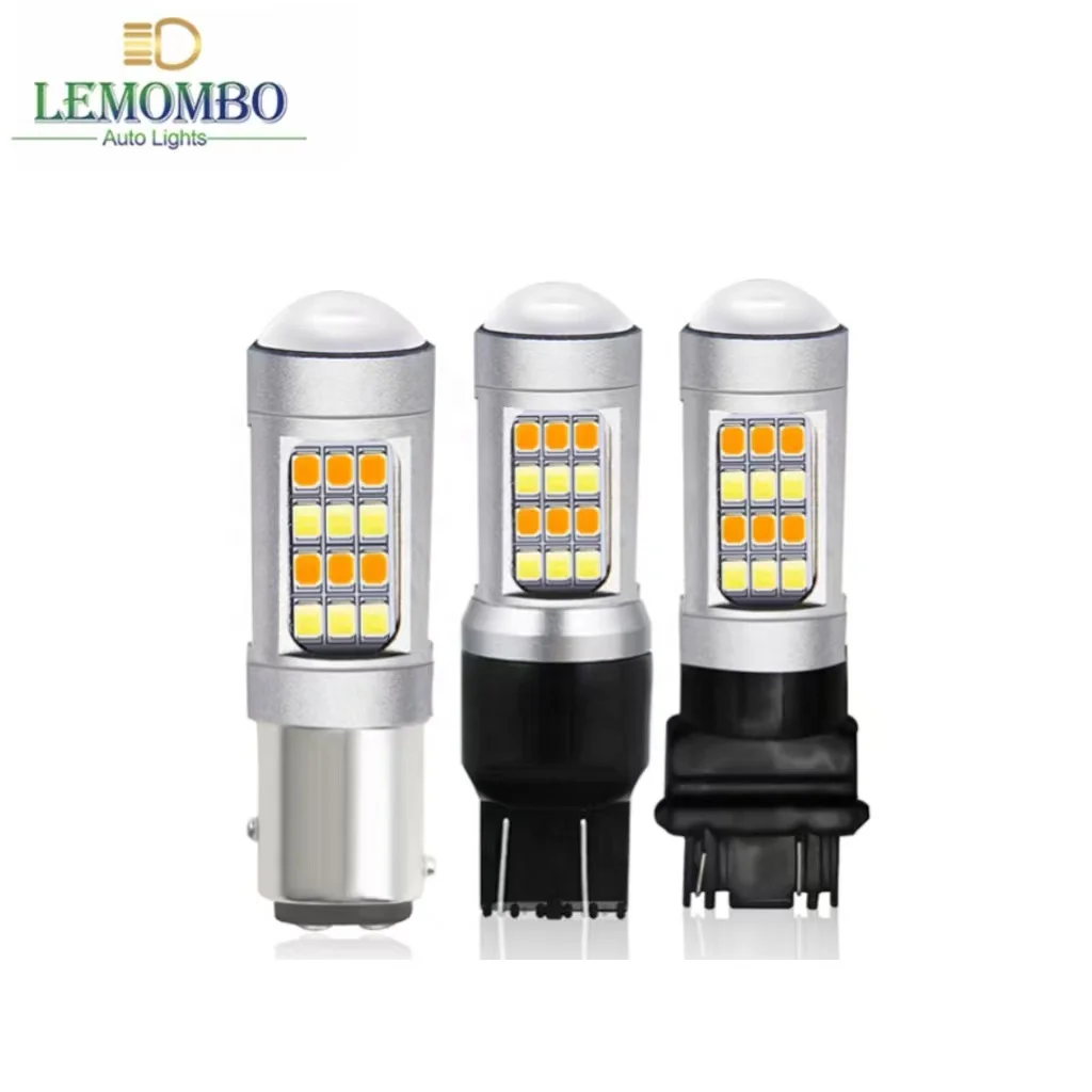 Car turn signal light LED brake bulb 2835 42SMD S25 1157 BAY15D T25 3157 P27 7W T20 7443 W21 5W Canbus reverse tail lamp