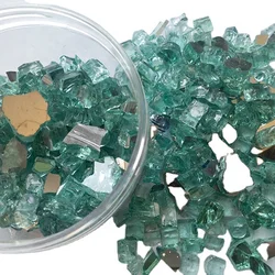 Decoration Colored Fire Glass Beads Solid Curve