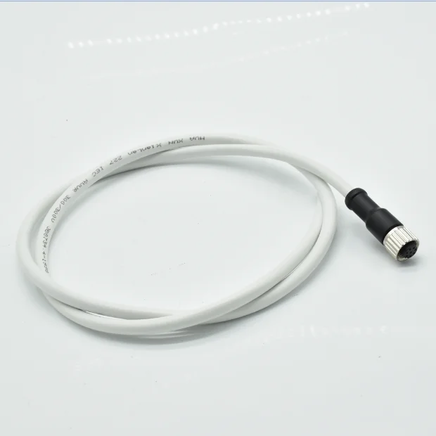 M12 Винт водонепроницаемый 8 pin женский Электрический кабель провода разъем