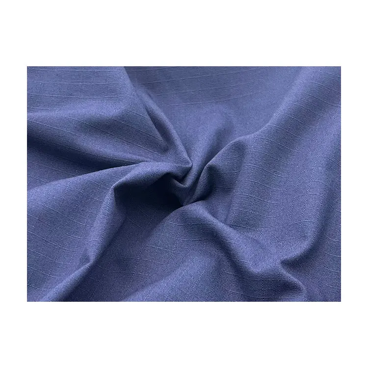 MIZUDA High Quality Woven Stretch Ripstop Fabric CVC Custom Color Workwear Free Sample