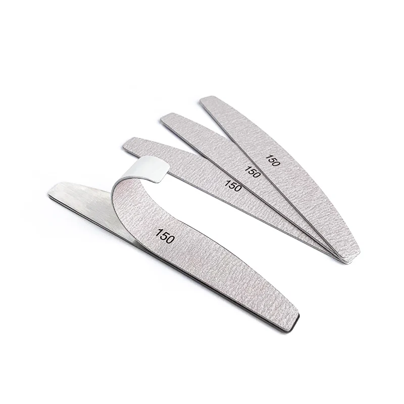 Wholesale high quality double sides metal can replace nail file for salon