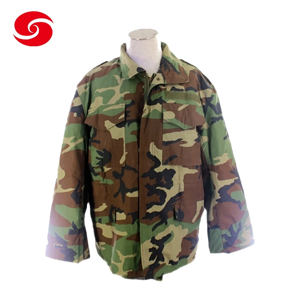 security guard uniform design China XinXing Marpat Camouflage ECWCS Water Resistant Parka Jacket