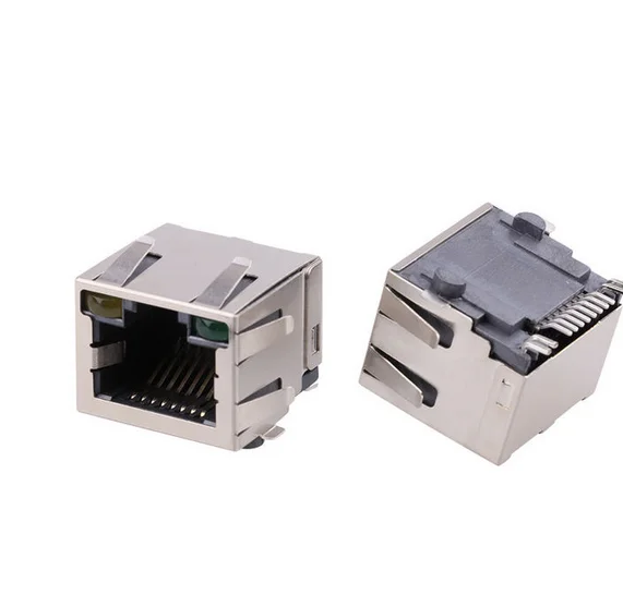8P8C Surface Mount RJ 45 SMT Connector with Fragment Ethernet RJ 45 Jack Connector