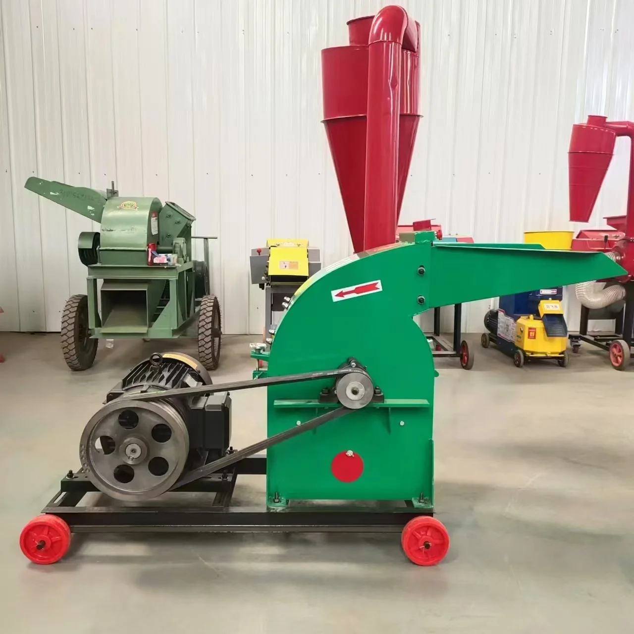 Grain Fodder Grinder Pig Animal Feed Crusher Machine Hammer Mill