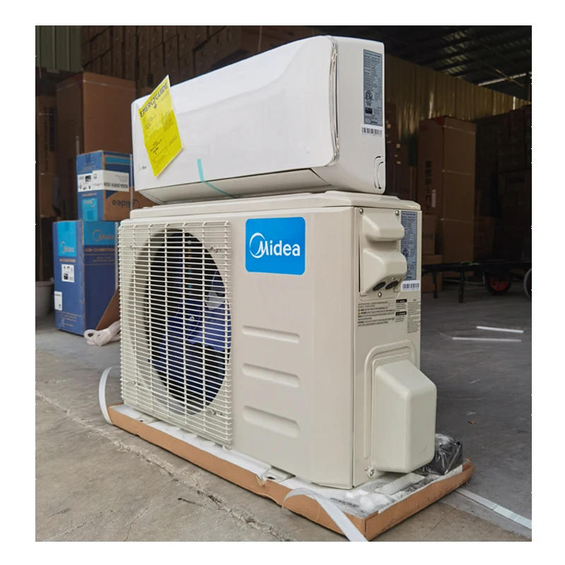 Midea air conditioner 110v 60hz  mini split 9000btu  dc inverter heat pump American standard plug seer 19 high efficiency