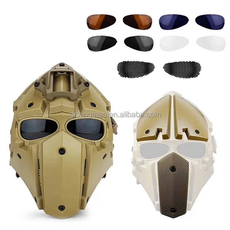  Wosport Breathable mesh Outdoor riding CS field equipment tactical helmet Paintball Airsoft Mask Light