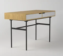 Ergonomic Modern Factory Supply Cheap Price Corner Corner Desk Wood Metal Legs Computer Table with Drawer