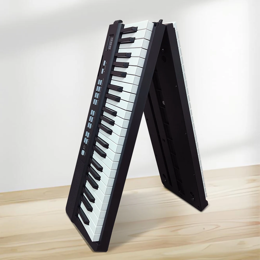 Foldable Piano 88 keys Standard Touch Sensitive Keyboard Portable Smart Edition Folding Digital Piano MIDI Bluetooth YIMO3001