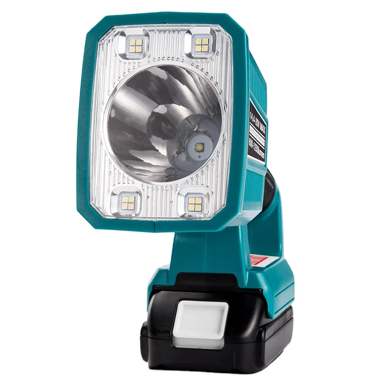 Новинка 18 Вт портативная Светодиодная лампа Рабочий свет для Makita18V литий-ионный аккумулятор фонарик светодиодные фонари с usb Наружное освещение 1250 люмен