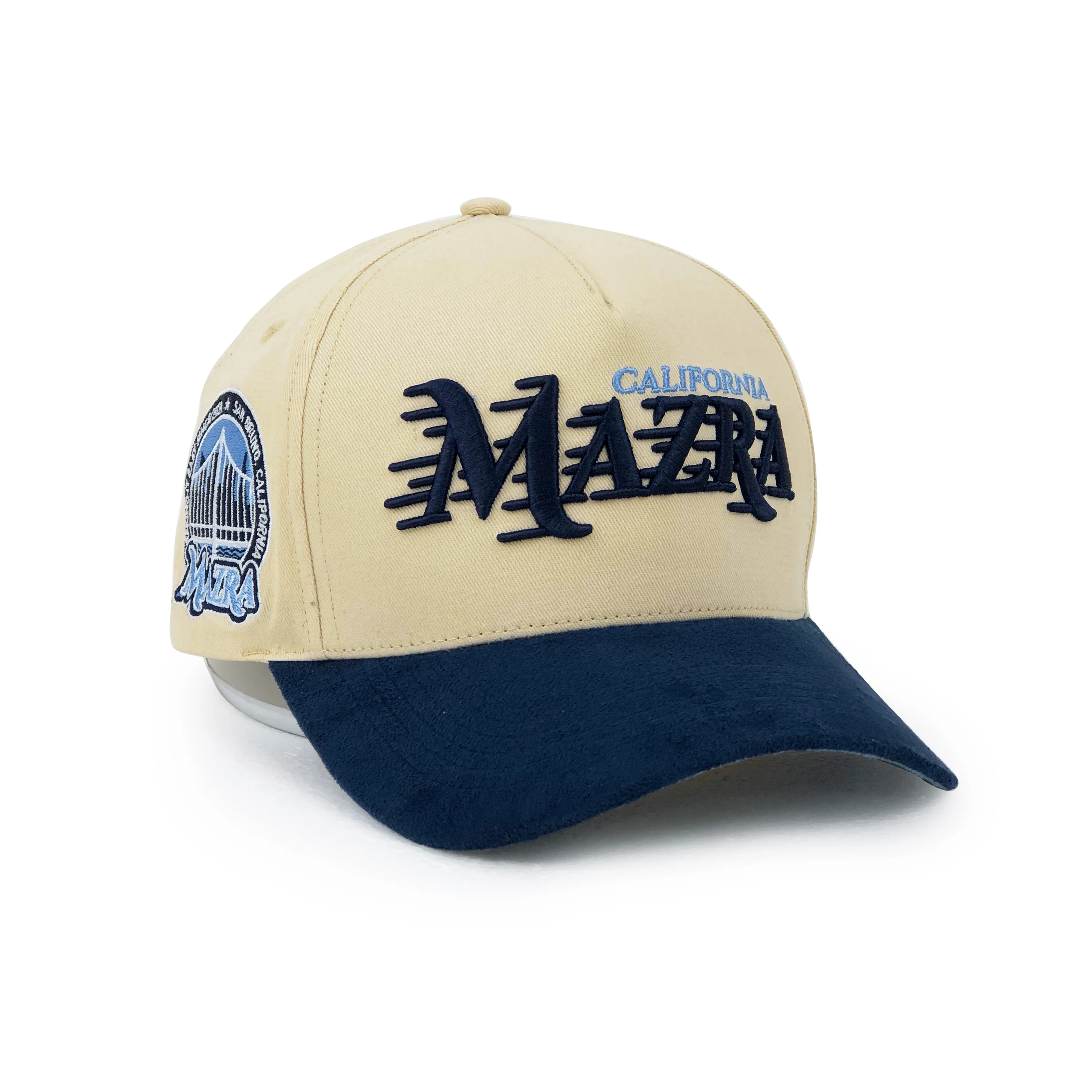 Original Customized Snapback Two Tone Curved Brim Woven Patch 100% Cotton Blank Sport Gorras Baseball Caps Hats