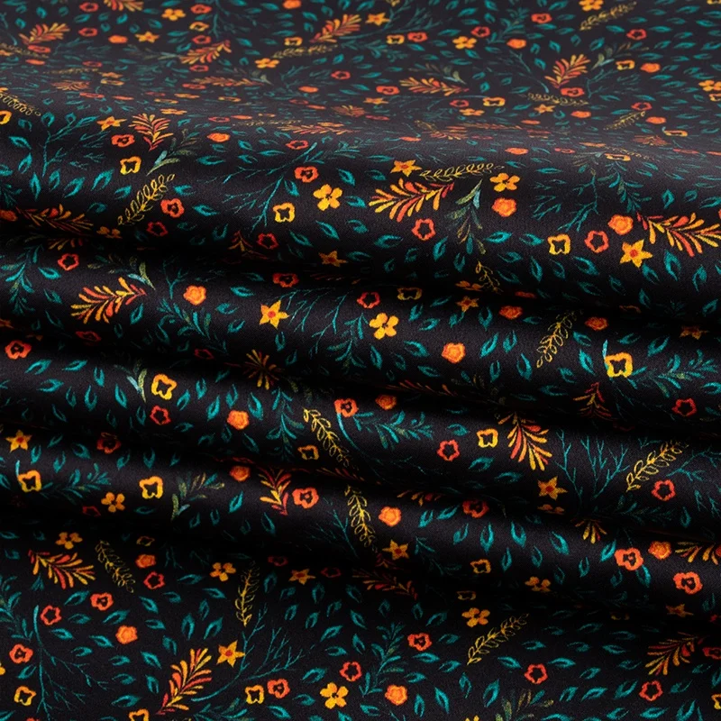 Digital print Silk Satin fabric 16/19/22/25/30/40mm Fabric 100% silk satin printed for shirts dress pajama