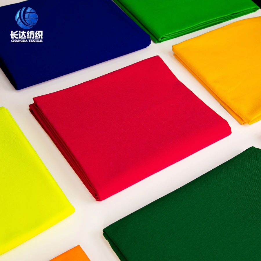 Manufacturer Direct Sales Of High-Quality CVC60/40 Fabric Suitable For Making School Uniforms Shirts Pagne
