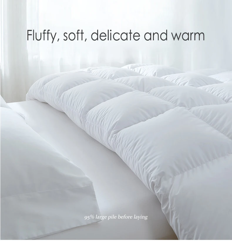 
Highly acclaimed hotel duck duvet wholesale / luxury duvet 