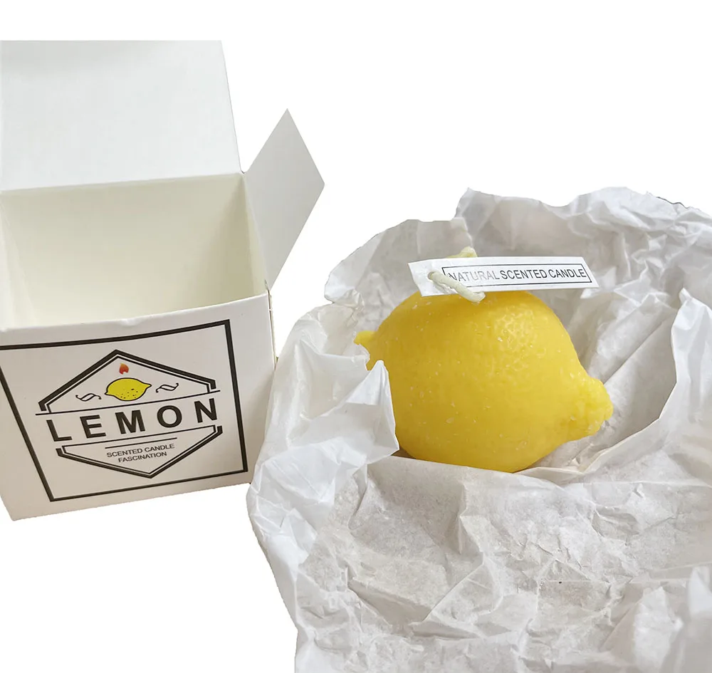 decorations Fruit cake shaped unique scented candle aromatherapy other candles for home