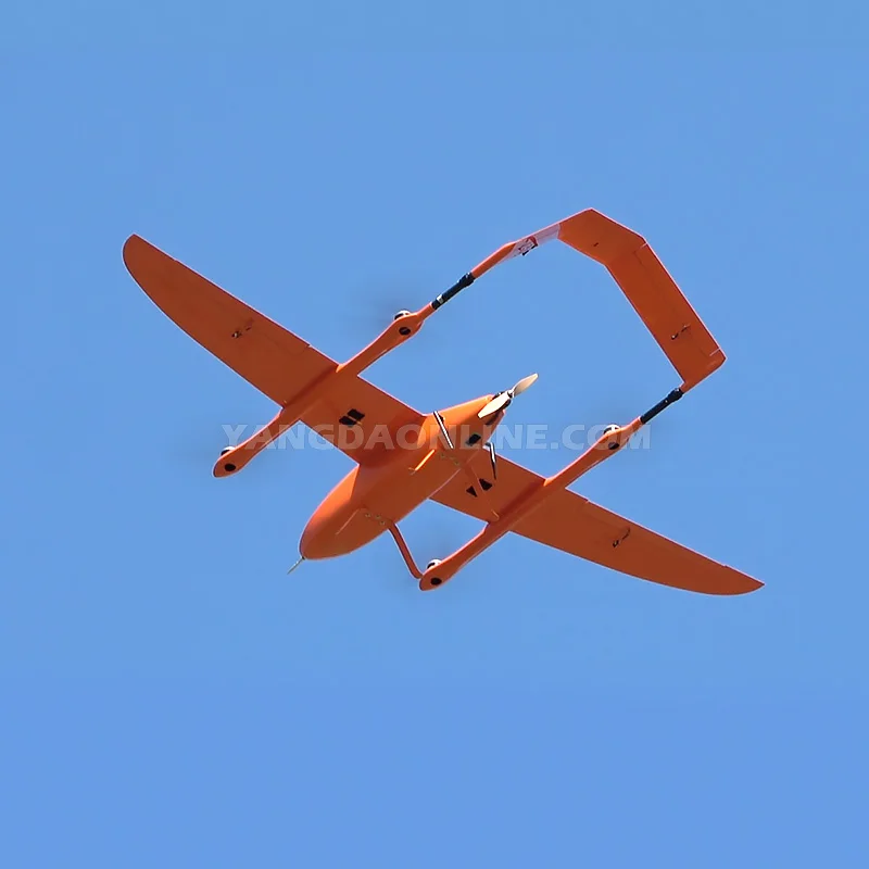 2 часа 2 кг Полезная нагрузка VTOL UAV Дрон для доставки самолета с неподвижным крылом 4G/5G доставка самолета