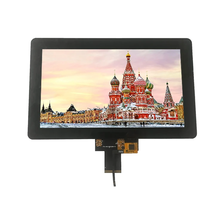 PCAP OEM 10.1 inch 1024*600 TTL I2C interface tft lcd 10.1 capacitive touch lcd display module