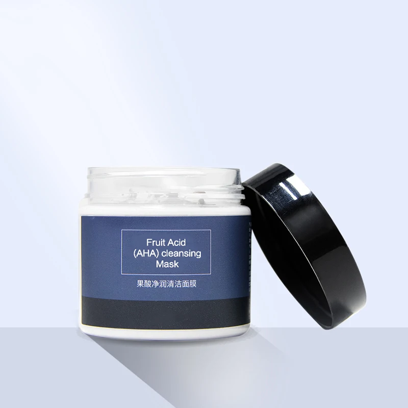 New Product Wholesale Korean Skin Care Fruit Acid AHA Natural Organic Cleansing Whitening Clay Facial Mask