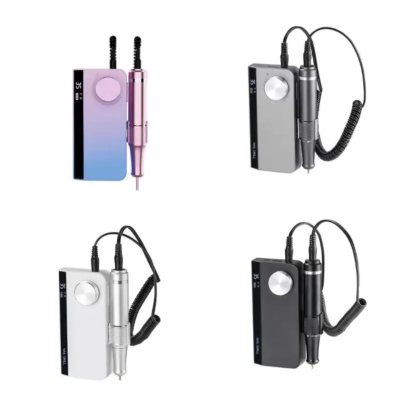 Wireless Nail Drill Rechargeable Professional 35000RPM Nail Drill Customize Portable Nail Drill Machine