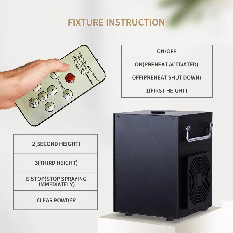 Оптовая продажа, большая машина холодной свечи фейерверка 750 Вт для вечеринок, свадеб, вечеринок, свадеб