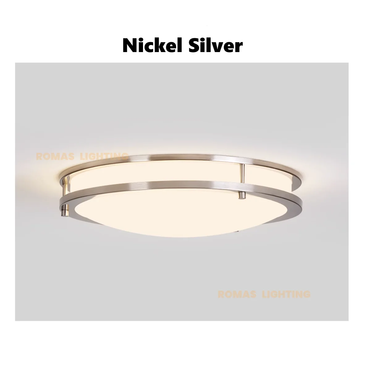 Indoor WROUGHT IRON Ring Round Shape Morden Frameless Design Ultra-thin Led Ceiling Light Fixture for Bedroom Lamp