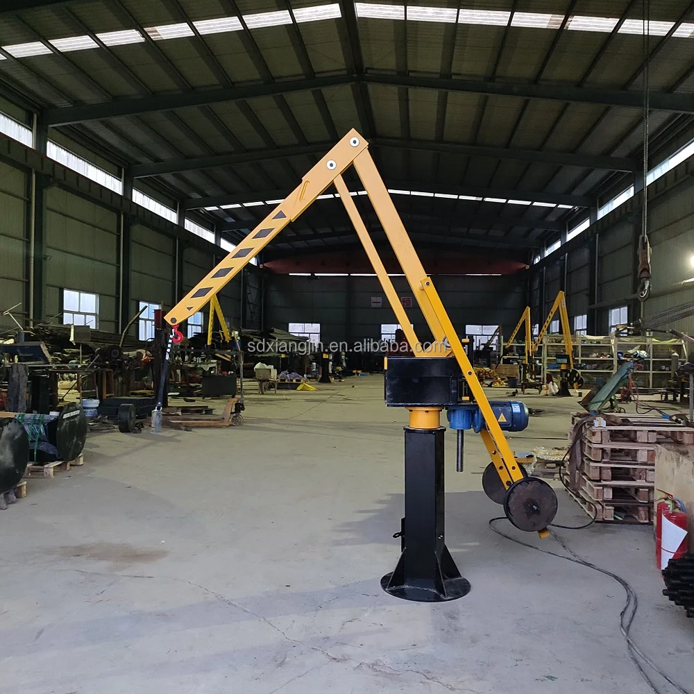 500kg Rotating Jib Crane Small 150kg Mobile Balance Jib Crane 300kg Lifting Weight Lift machine balance crane for Sale