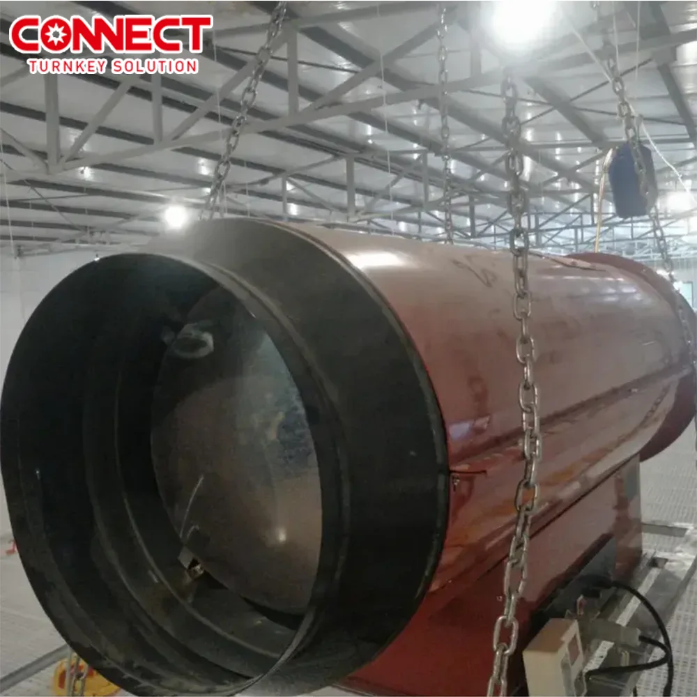 Chicken farm shed Heating Equipment Overheat Protection Water Poultry Diesel Gas Heater for greenhouse temperature