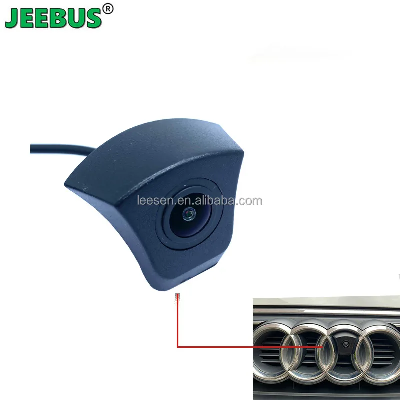JEEBUS Car Camera HD Night Vision Waterproof Backup Car LOGO Hidden Front View Camera for Audi