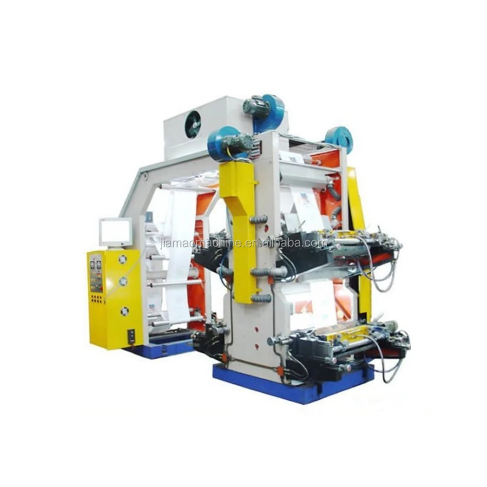 Polybag Paper Cups Packing Machines Label 6 Colour Flexo Printing Machine