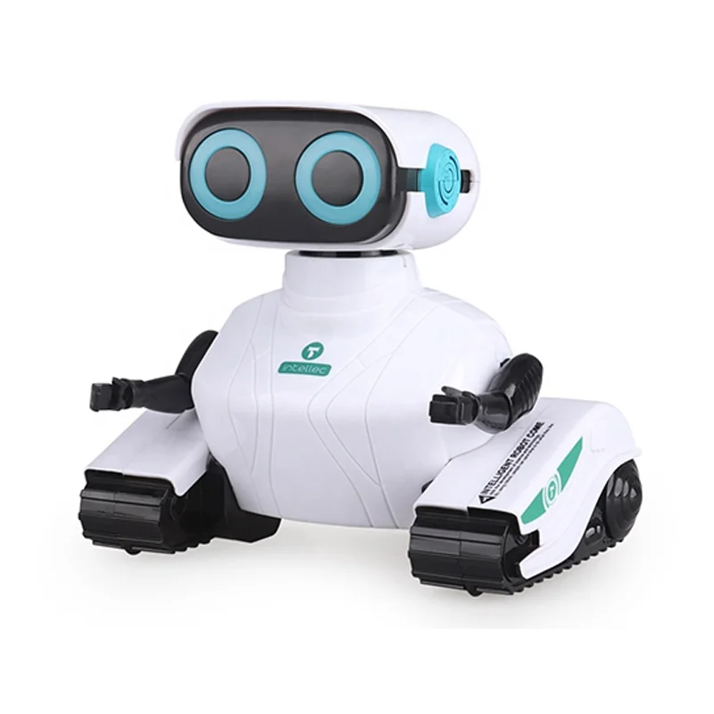 2.4G R/C 4 Channel Remote Control Robot With Sound And Lights Electric Mini Intelligent Robot Smart RC Robot Toys For Kids