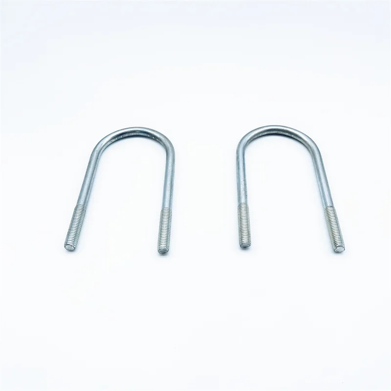 U type bolt pipe fixed bolt zinc plated HDG bolt
