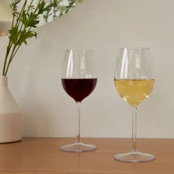 MICHLEY 530ML Tritan Plastic Modern Italian Style White Wine Glassware Bordeaux Wine Glasses Goblet