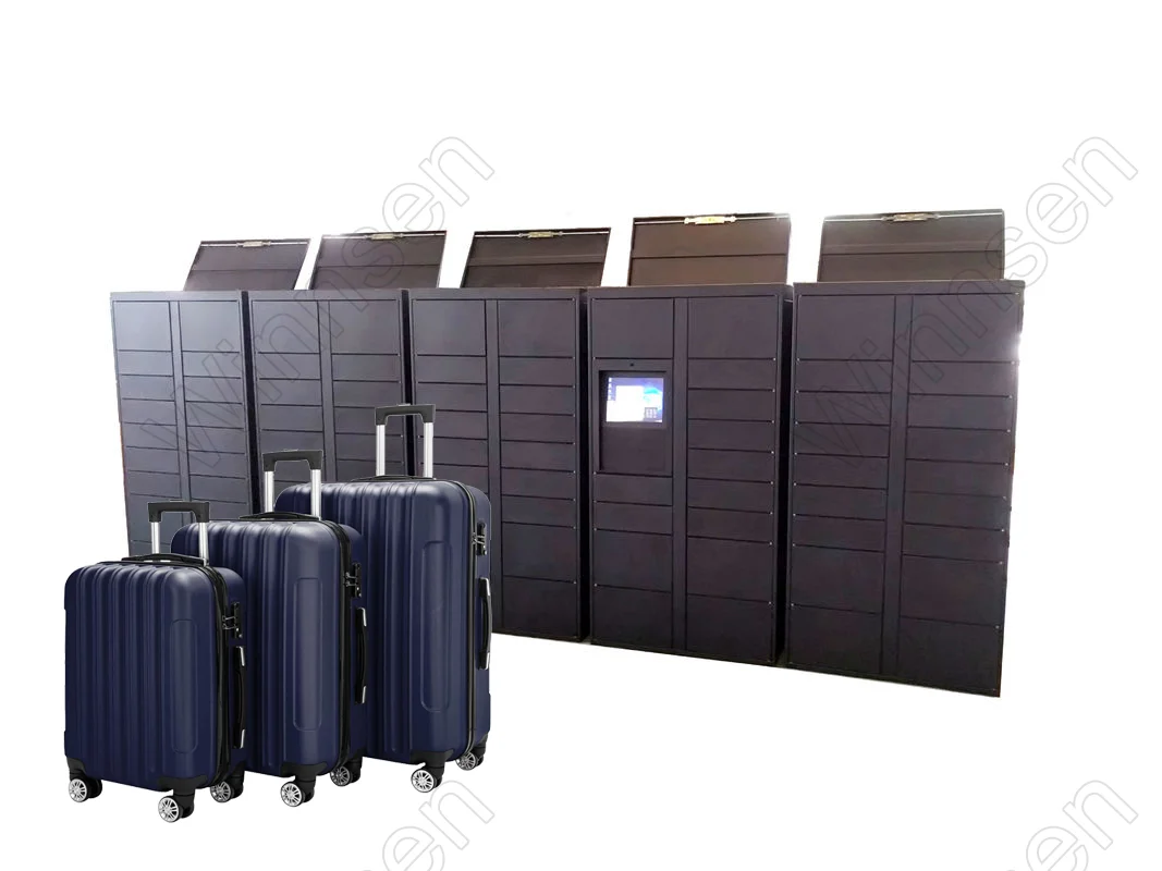 Smart wifi Airport Train Station Luggage Locker Automatic storage waterproof outdoor locker