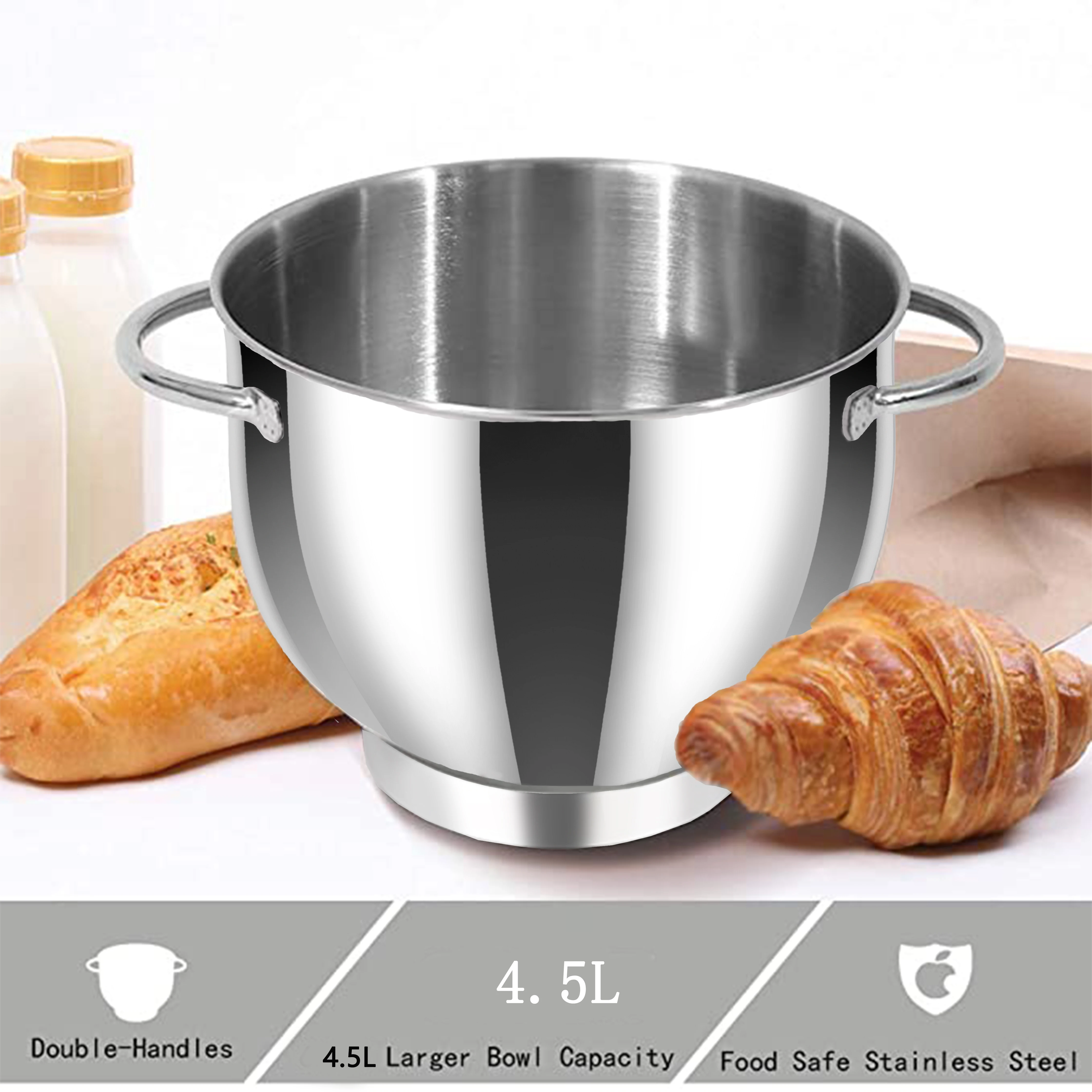 1500W smoothie blender commercial stick blender small dough mixer cake kitchen dough electric multifunction stand mixer for pizz