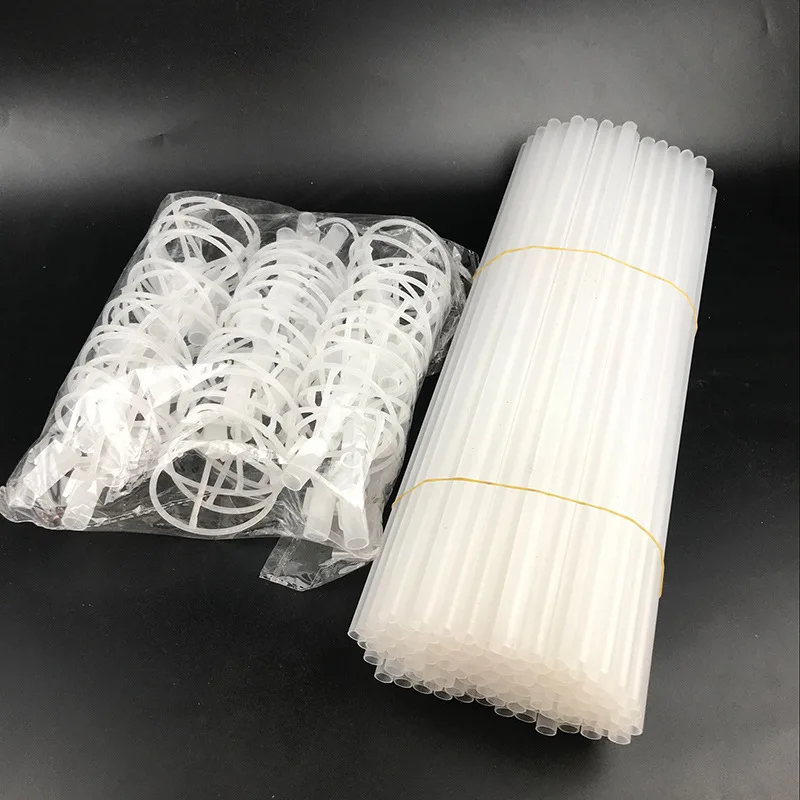 40CM large transparent rod wave ball tow stick rocking balloon tow stick