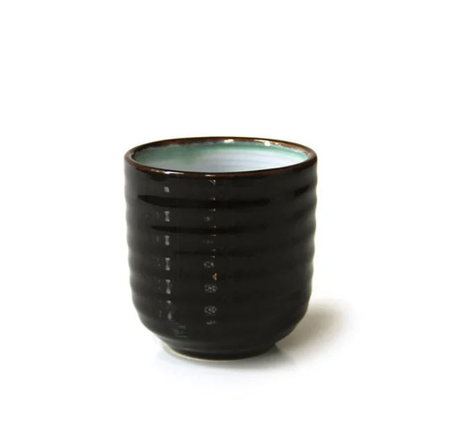 
ceramic Japanese Tea Cup black 7oz 10oz 