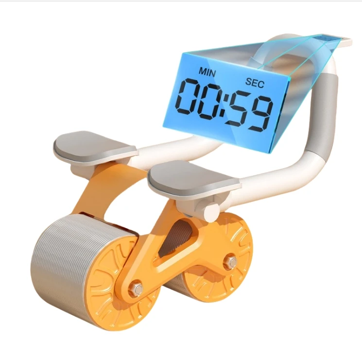 New arrival Home Gym Abdominal Roller Wheels with Elbow Support Original Exercise Training Muscle Kneeling Pad rebound ab roller