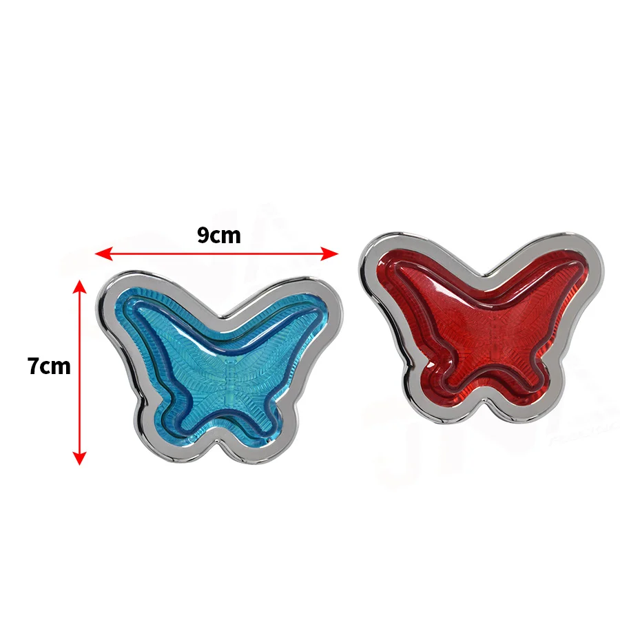 Japanese Style Car Accessories 12V LED Heart Star Butterfly Shaped Car Side Marker Turn Signal Lights