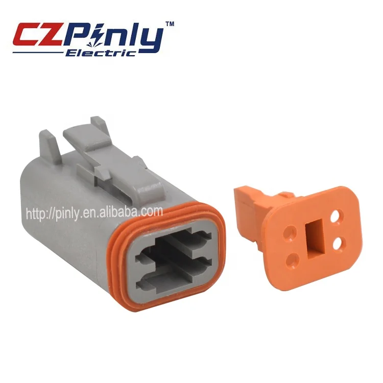 4 Pin Connectors DT Series Female Auto Deutsch Connector DT06-4S