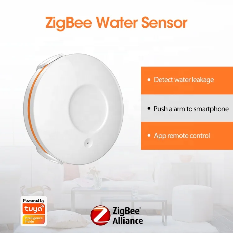 High Quality Home Security TuyaSmart water leakage Detector WIFI ZigBee Water Sensor