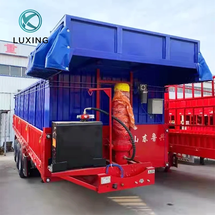 Truck Pull Dump Trailer For Truck Roll Off Dump Truck Trailer