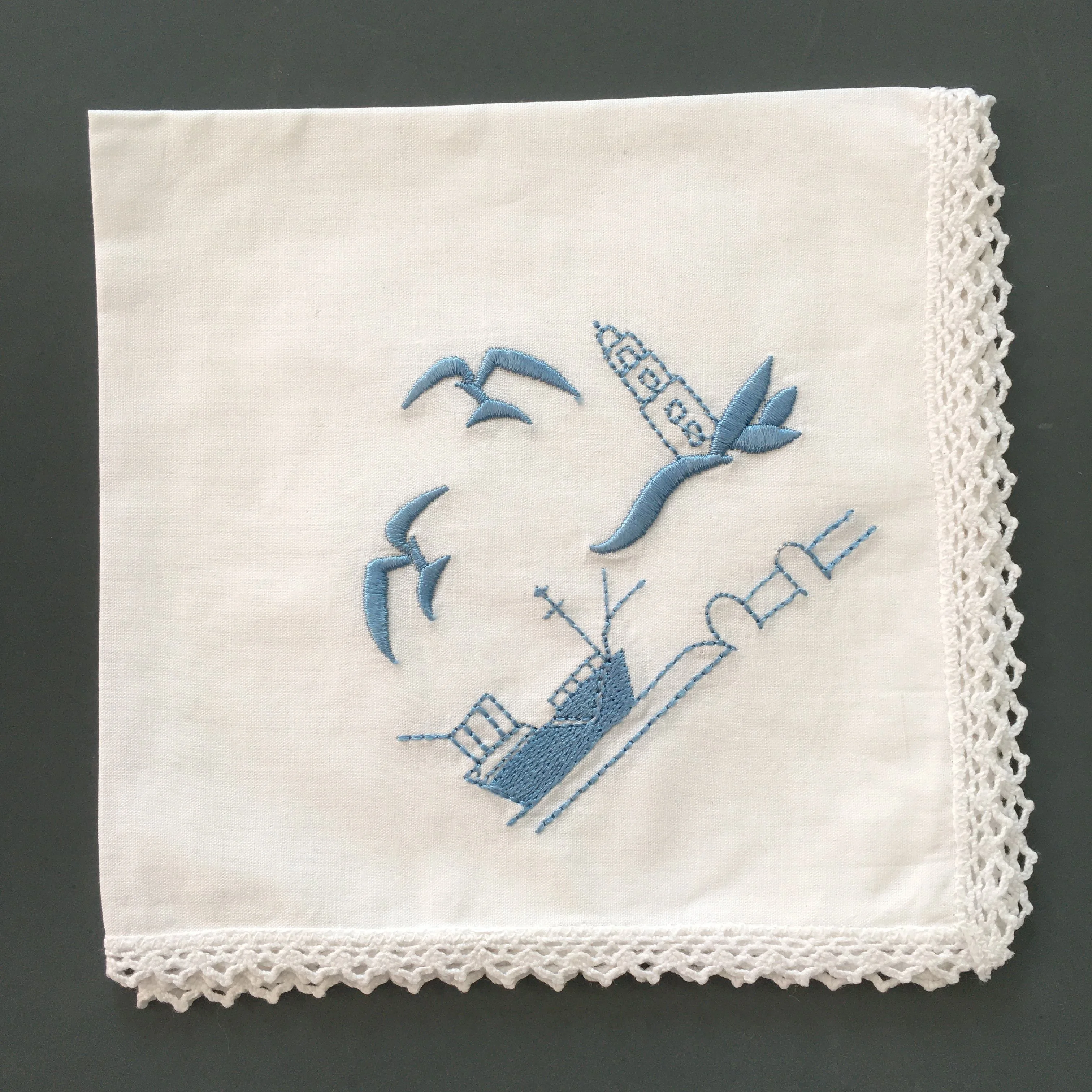 AAA Grade embroidered handkerchief
