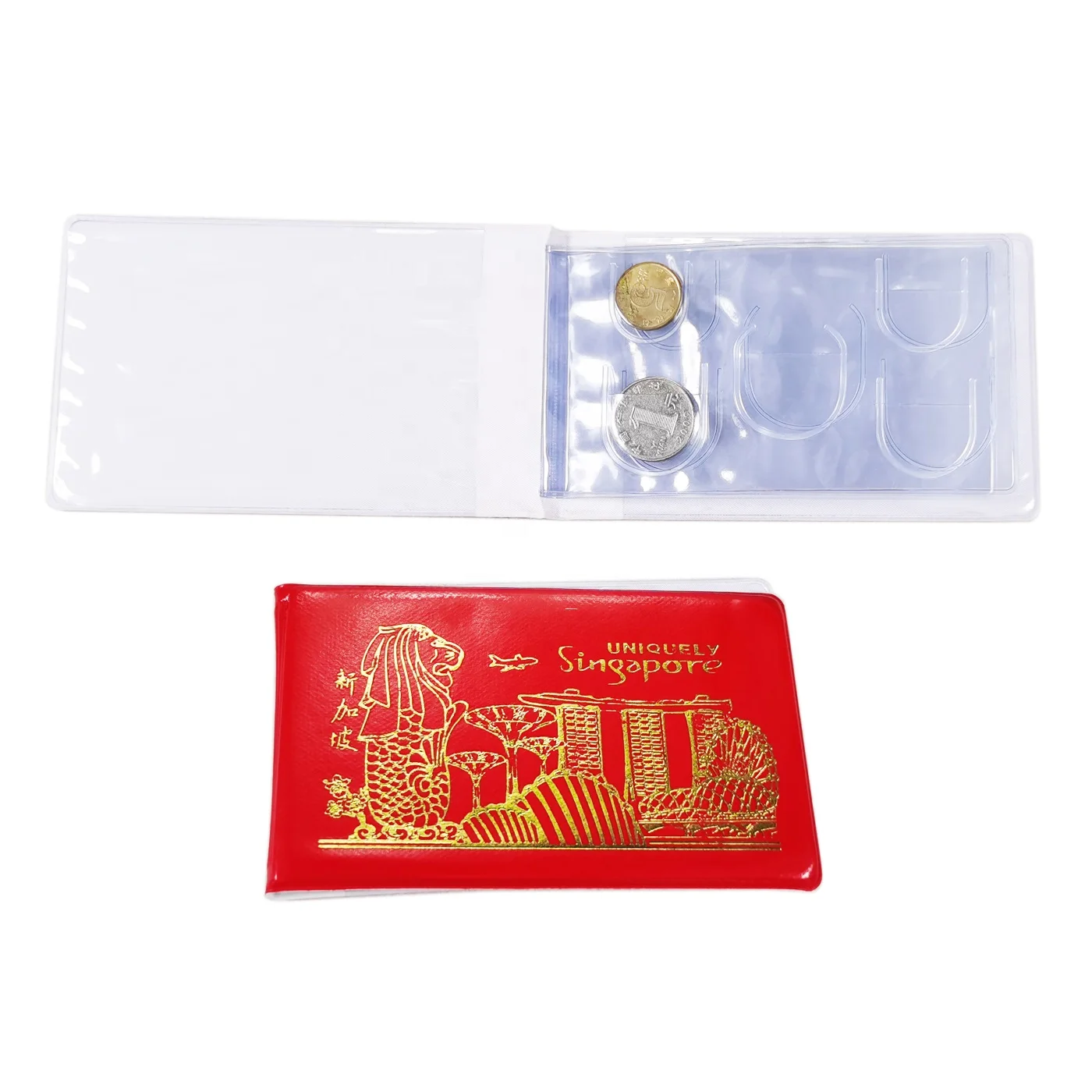 Cheap Customized PVC Coin Collection Book, Coin Collection Folder Album