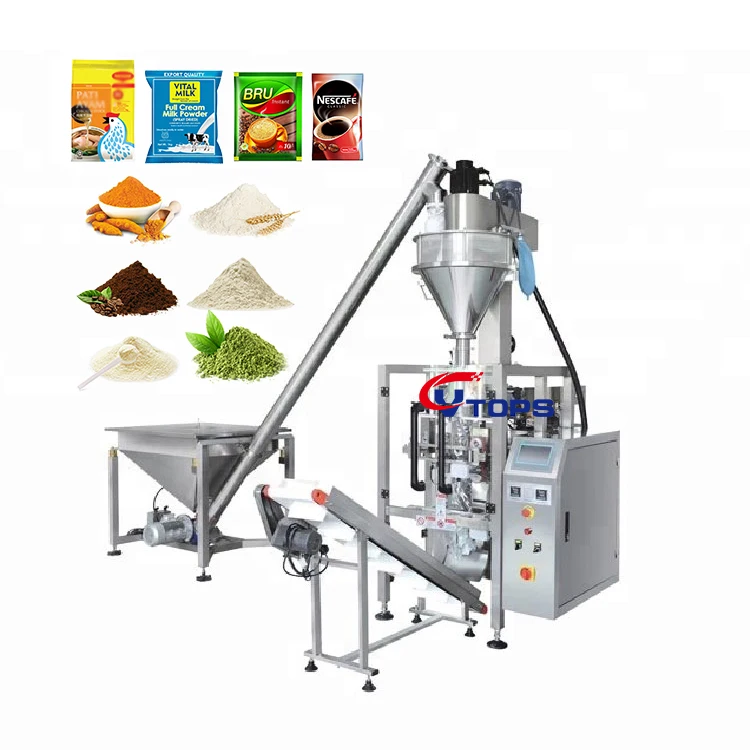 Automatic 400g Milk Powder Auger Filler Pouch Vertical Form Sealing VFFS Packing Machine