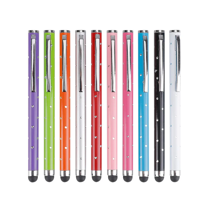 Popular Rubber Tip Mini Stylus Pen For Smart Phone Screen Metal With No