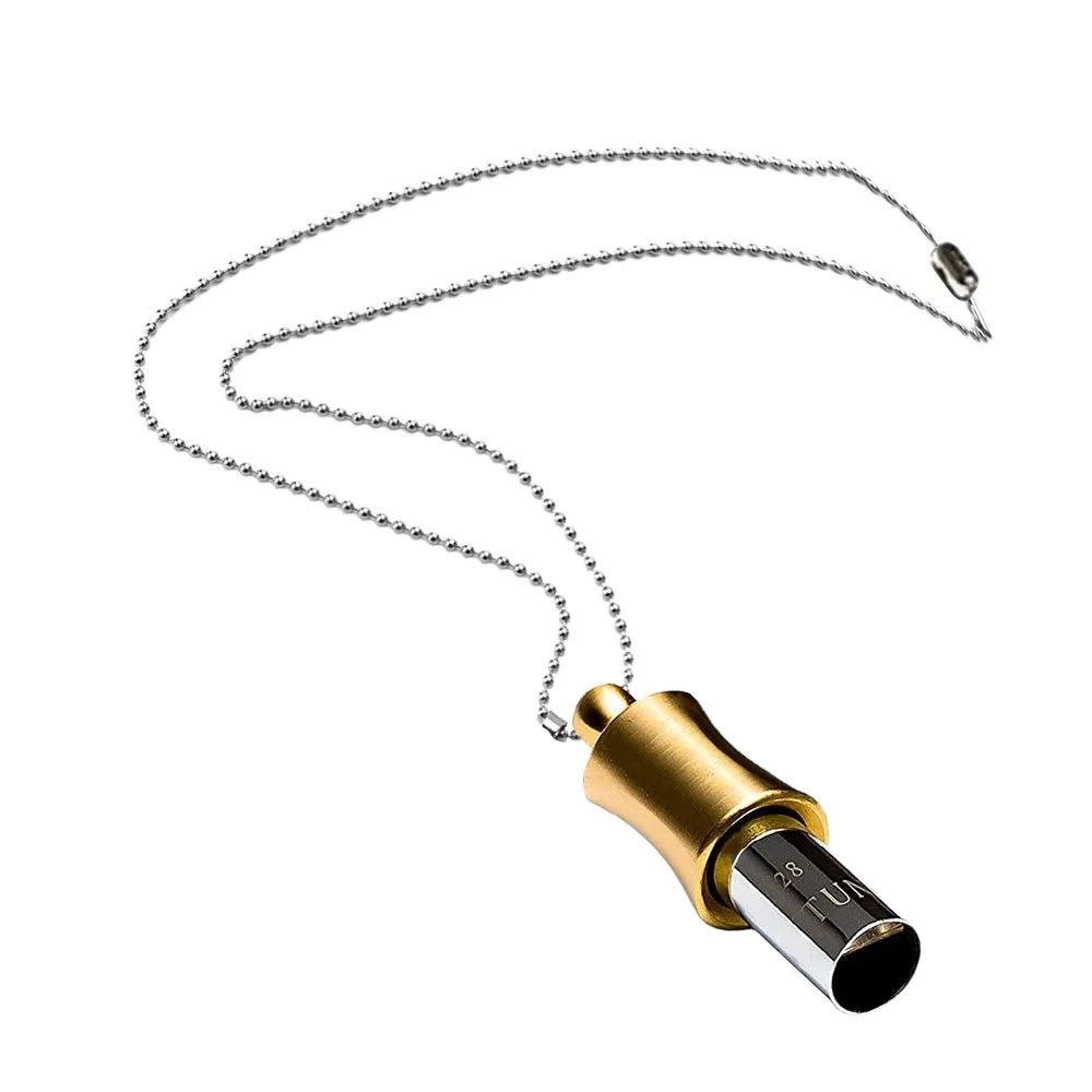Women Jewelry Yoga Relieves Anxiety Breathing Meditation 528 Hz Whistle Pendant Necklace