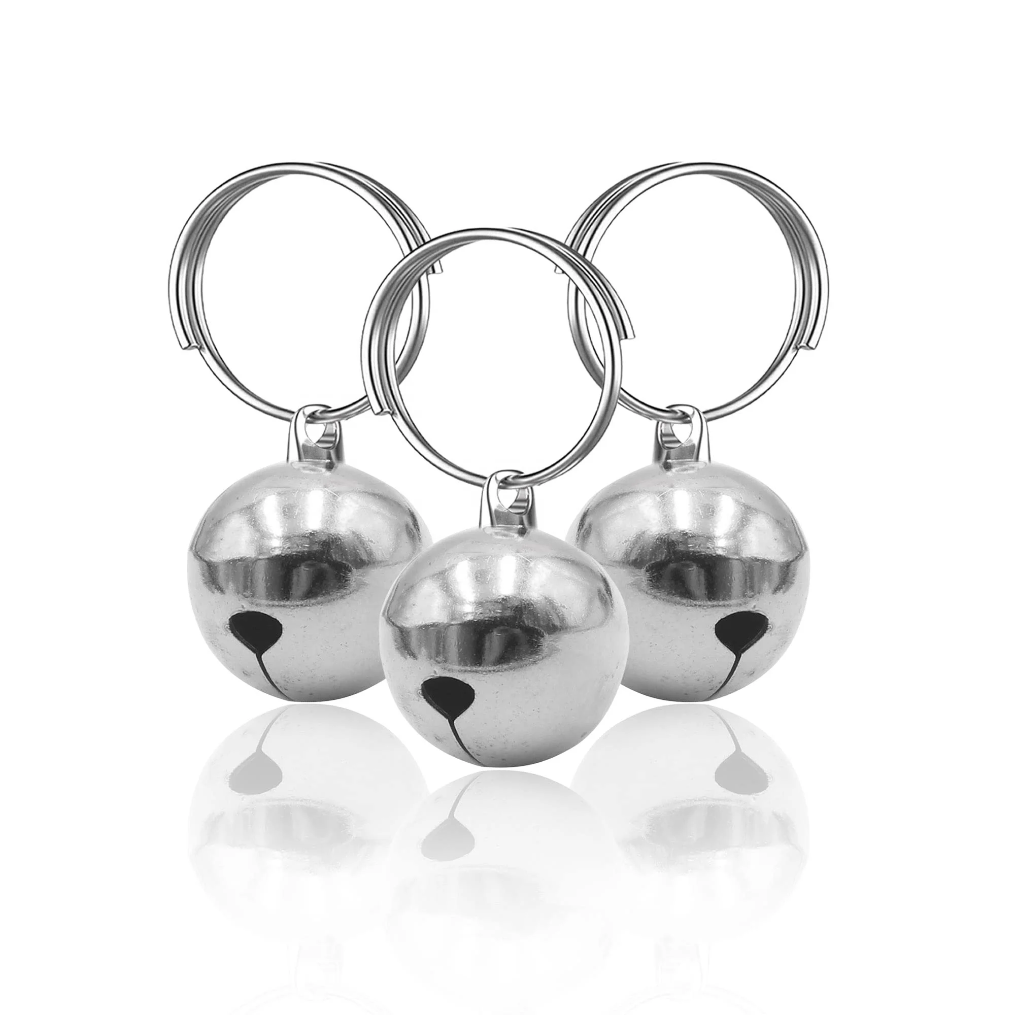 Colorful multiple sizes customized pet collar bells jingle bell for pet decoration