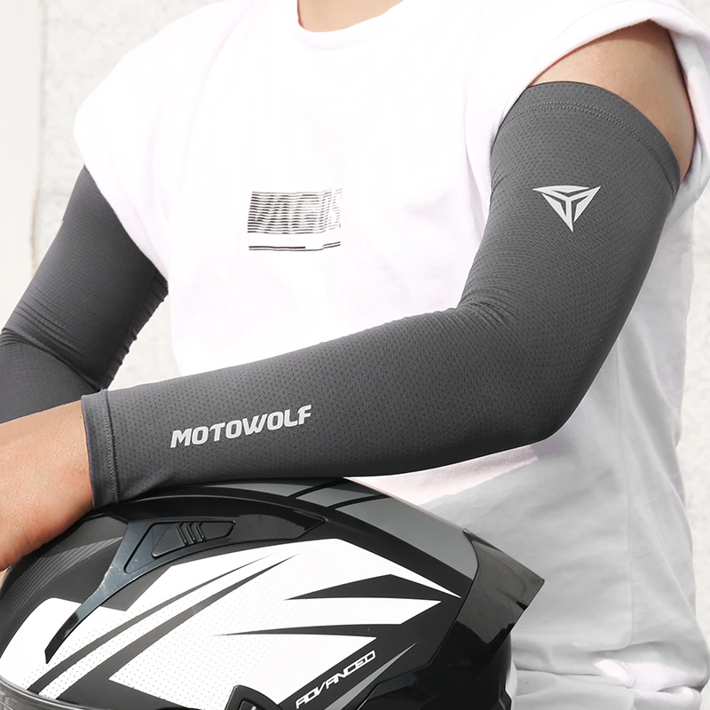 Motowolf Sun Protection Gleeve Icy Cool Breathable Arm Sleeve for Cycling Motorcycle