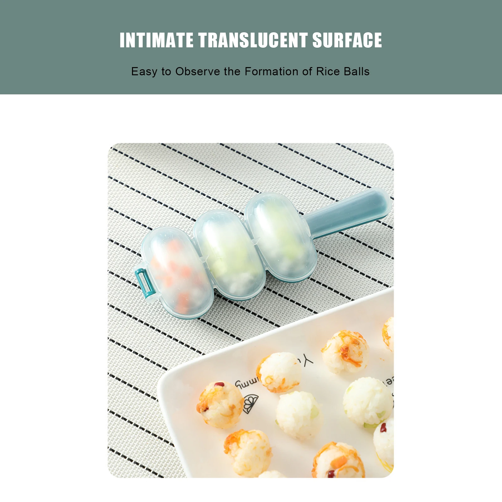 Rice Ball Shaker DIY er Shakers Lunch Maker Mould Onigiri Mold Shaped