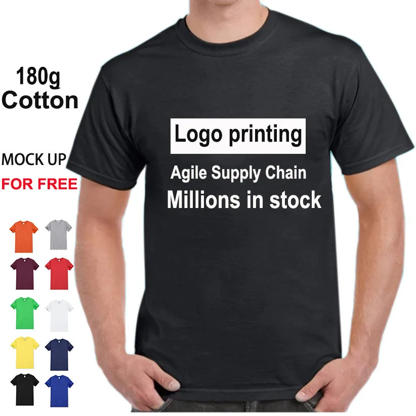 CT0007 Vintage Graphic Tees Pour Hommes t-shirt Print Female Men Plus Size 4XL Oversized Black Plain T Shirts For Logo Print